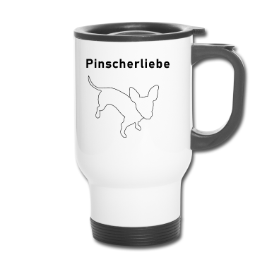 Hunde Thermobecher - Pinscherliebe