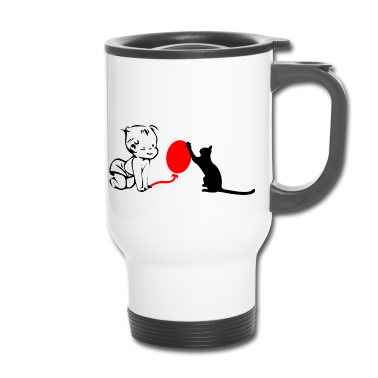 Hunde Thermobecher - Katze