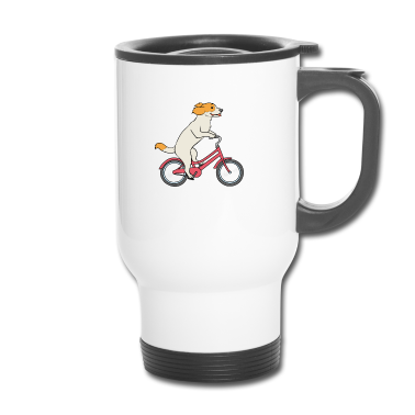 Hunde Thermobecher - Hunde Fahrrad Hund