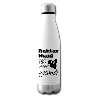 Hunde Trinkflasche - Doktor Hund Tier Haustier Gesundheit Geschenk