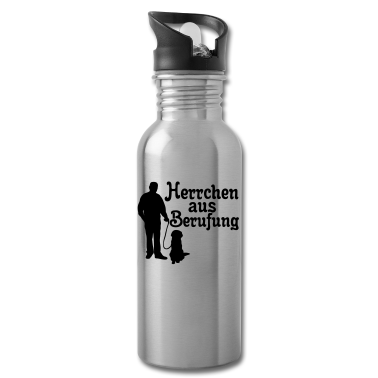 Hunde Trinkflasche - Herrchen aus Berufung, Hund, Tier, Geschenk