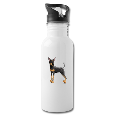 Hunde Trinkflasche - Deutscher Pinscher I Zwergpinscher Hunde Geschenk