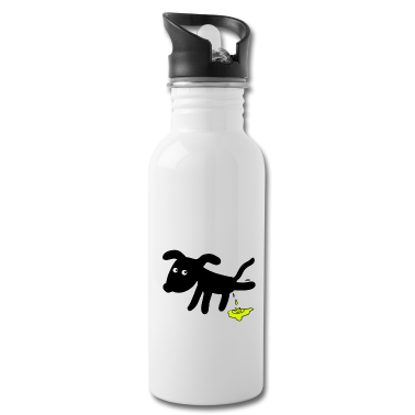 Hunde Trinkflasche - Hund pinkelt Hunde