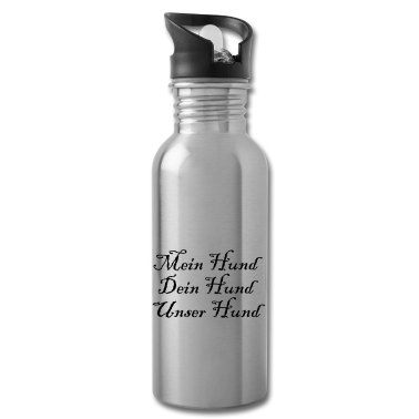 Hunde Trinkflasche - Mein Hund Dein Hund