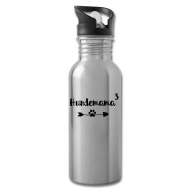 Hunde Trinkflasche - Hunde Mama - dreifache Hunde Mama - Hund, Hunde