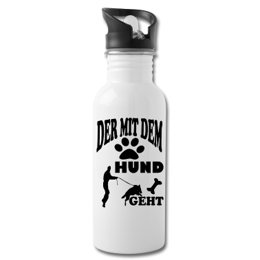 Hunde Trinkflasche - Der mit dem Hund