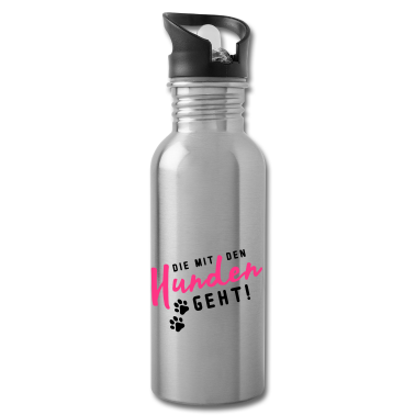Hunde Trinkflasche - hunden die mit den