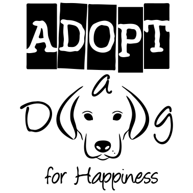 Motiv Adopt a Dog for Happiness Hund Liebe Geschenk