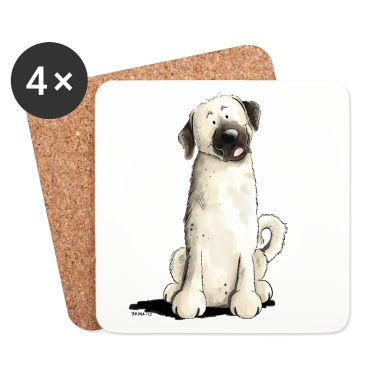 Hunde Untersetzer - Lustiger Kangal I Comic Hund