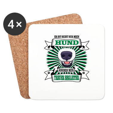 Hunde Untersetzer - Hund Er ist nicht nur mein Hund