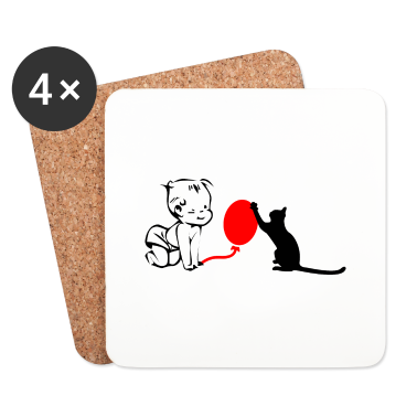 Hunde Untersetzer - Katze