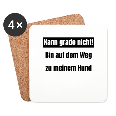 Hunde Untersetzer - hund - auf dem Weg zu meinem Hund