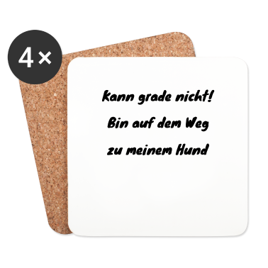 Hunde Untersetzer - hund - auf dem Weg zu meinem Hund