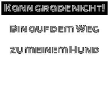 Motiv hund - auf dem Weg zu meinem Hund