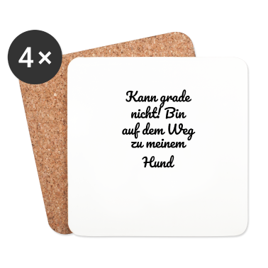 Hunde Untersetzer - hund - auf dem Weg zu meinem Hund