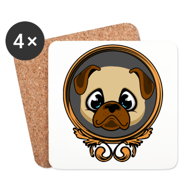 Hunde Untersetzer - Hund