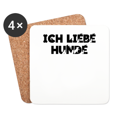 Hunde Untersetzer - ich liebe Hunde Hund