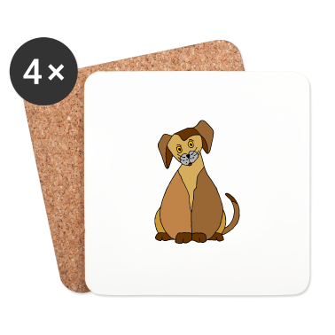 Hunde Untersetzer - Hund