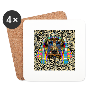 Hunde Untersetzer - Hund