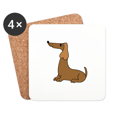 Hunde Untersetzer - Hund