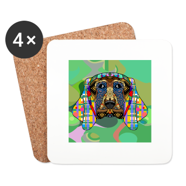 Hunde Untersetzer - Hund