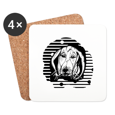 Hunde Untersetzer - Hund