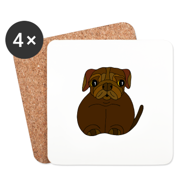 Hunde Untersetzer - Hund