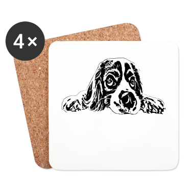 Hunde Untersetzer - Hund