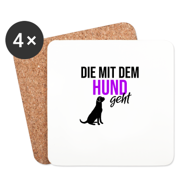 Hunde Untersetzer - Hund