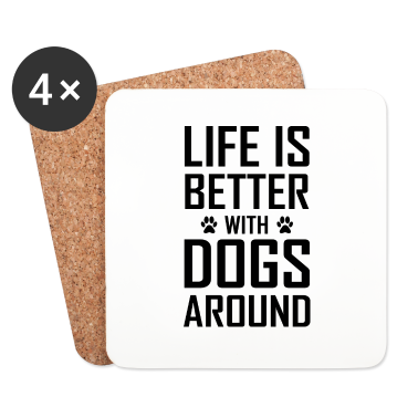 Hunde Untersetzer - Hund
