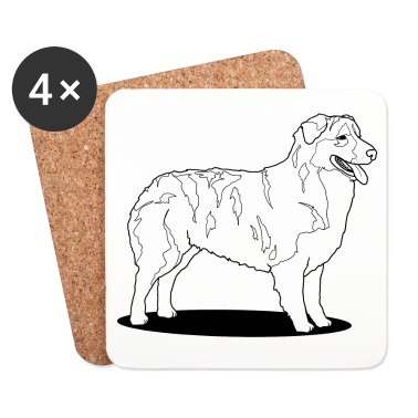 Hunde Untersetzer - Hund