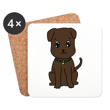 Hunde Untersetzer - Hund