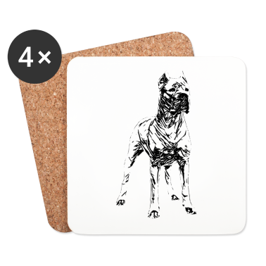 Hunde Untersetzer - Hund