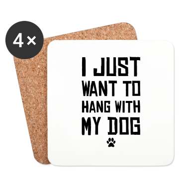 Hunde Untersetzer - Hund