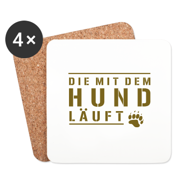 Hunde Untersetzer - Hund