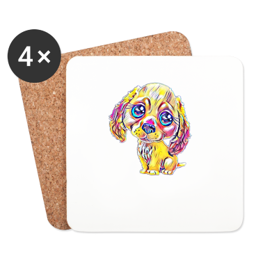 Hunde Untersetzer - Hund