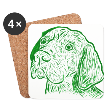 Hunde Untersetzer - Hund