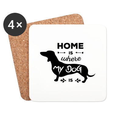 Hunde Untersetzer - hund