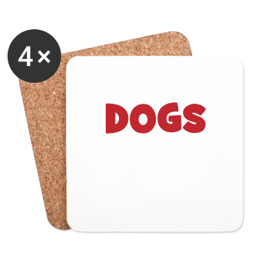 Hunde Untersetzer - Hund