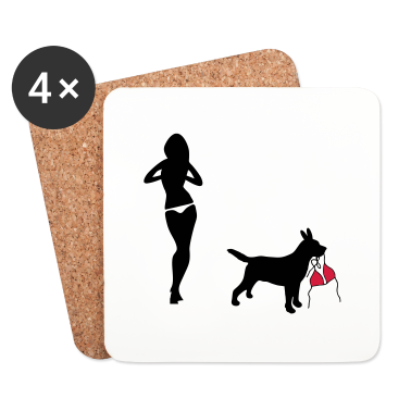 Hunde Untersetzer - hund