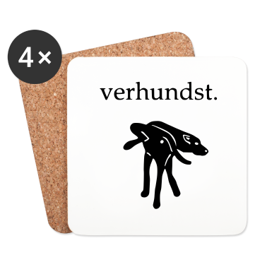 Hunde Untersetzer - verhundst hunde hund