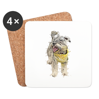 Hunde Untersetzer - Hund