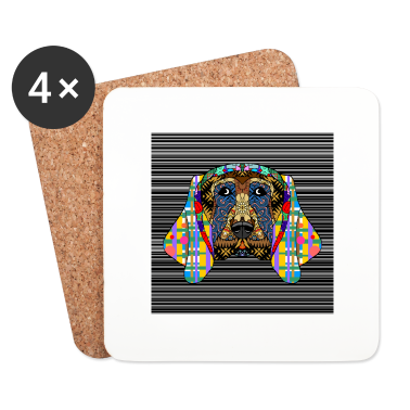 Hunde Untersetzer - Hund