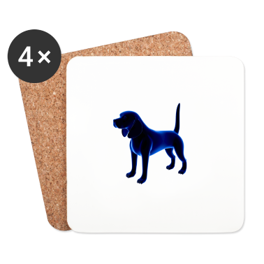 Hunde Untersetzer - Hund