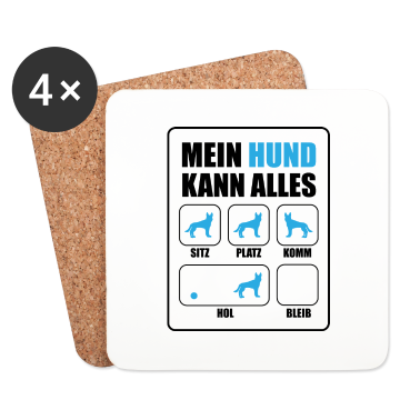 Hunde Untersetzer - Mein Hund Kann Alles