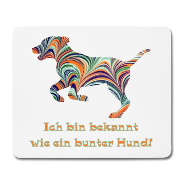 Hunde Mousepad - bunter hund e 7