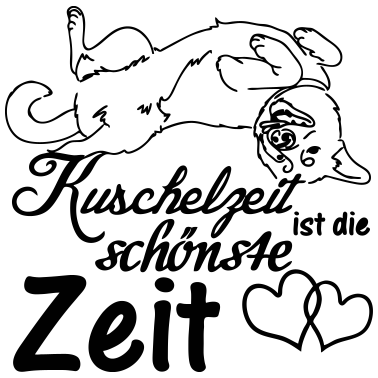 Motiv Kuschelzeit,schönste Zeit Hunde, Sprüche, Geschenk