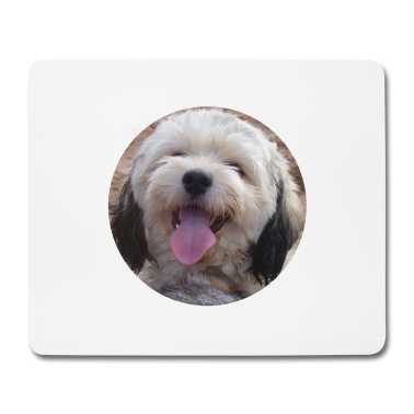 Hunde Mousepad - Happy Dog, Hund, Glück