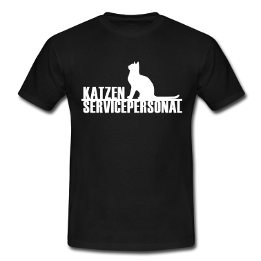 Katzen T-Shirt - Katzen Servicepersonal