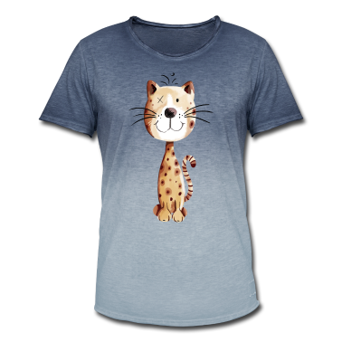 Katzen T-Shirt - Kleine Katze - Katzen Comic